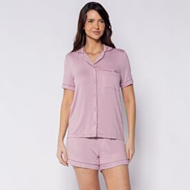 Pijama Feminino Americano De Viscose Camila Moretti