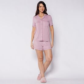 Pijama Feminino Americano De Viscose Camila Moretti