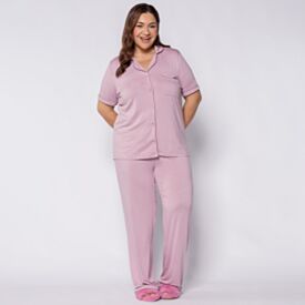 Pijama Feminino Americano Em Viscose Camila Moretti