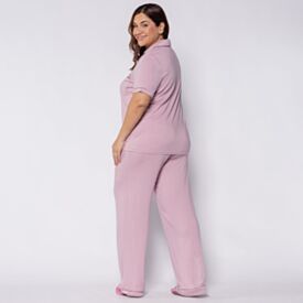 Pijama Feminino Americano Em Viscose Camila Moretti