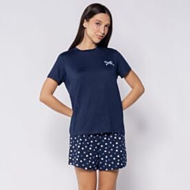 Pijama Feminino Curto Peletizado Camila Moretti