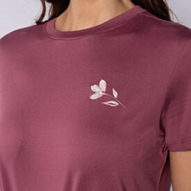 Pijama Feminino Curto Peletizado Camila Moretti Liberty Borgonha