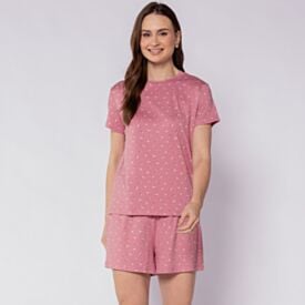 Pijama Feminino Peletizado Camila Moretti Liberty Estampado