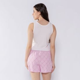 Pijama Feminino Regata Curto Camila Moretti Estampado