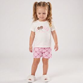Pijama Infantil Menina 1 a 3 Anos Curto Yoyo Kids