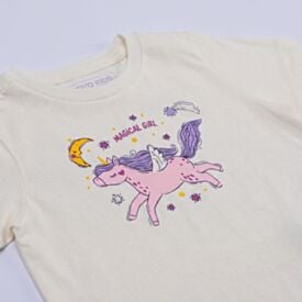 Pijama Infantil Menina 1 a 3 Anos Curto Unicórnio Yoyo Kids