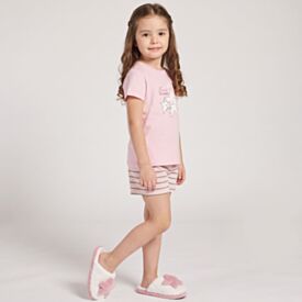 Pijama Infantil Menina 4 a 10 Anos Curto Em Algodão Marmelada