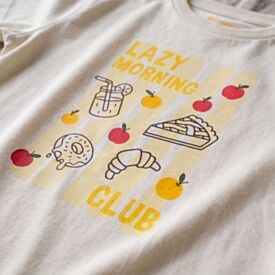 Pijama Infantil Menina 4 a 10 Anos Curto Em Algodão Marmelada Off White