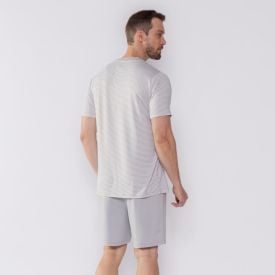 Pijama Masculino Curto Listrado Marc Alain