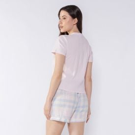 Pijama Stitch Feminino Curto Disney Rosa
