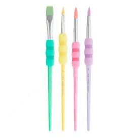 Pincel Soft Touch Faber-Castell - 4 Unidades