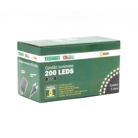 Pisca-Pisca De Natal 3000K 200 Leds 8 Funções Taschibra - 220V