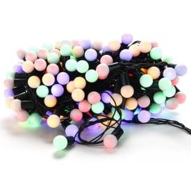 Pisca-Pisca De Natal Bolas Coloridas 200 Leds 8 Funções 15M Havan Casa - 220V