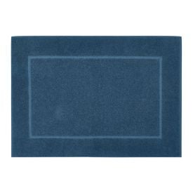 Tapete Piso Atoalhado para Banheiro 48X70cm Lumine Paris Karsten - Azul Baltico
