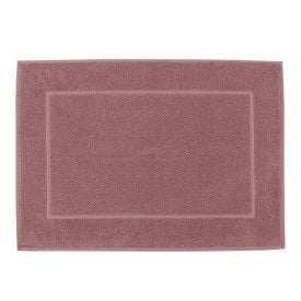 Tapete Piso Atoalhado para Banheiro 48X70cm Lumine Paris Karsten - Rosa Retro