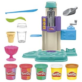 Play-Doh Kit Massinha de Modelar Sorveteria com Acessórios Hasbro - G0028