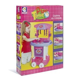 Cozinha Infantil Play Time 2008 Cotiplás - Rosa