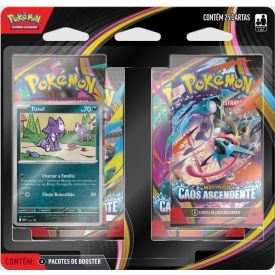Pokémon Blister Quádruplo Caos Ascendente Copag