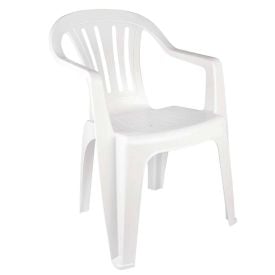 Cadeira de Pl&aacute;stico Mor Empilh&aacute;vel Bela Vista - Branco