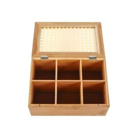 Porta Chá Bambu Havan Casa 24Cm - Natural