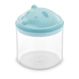 Porta Cotonete Urso Transparente Havan Baby - Nevoa