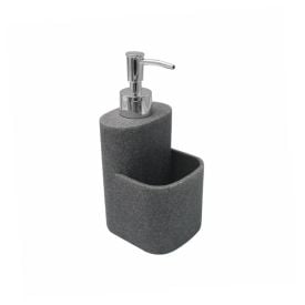 Porta Detergente Com Espaço Para Esponja Havan Casa 240 Ml - Cinza