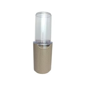 Porta Escova com Tampa Nature Evo Produtos  - Cinza