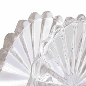 Porta Guardanapos De Vidro Lyor 12Cm - Transparente 