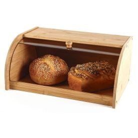 Porta-Pães Bambu com Tampa Havan Casa 40Cm - Natural
