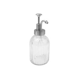 Porta Sabonete Líquido de Vidro Havan Casa 360 ml - Canelado