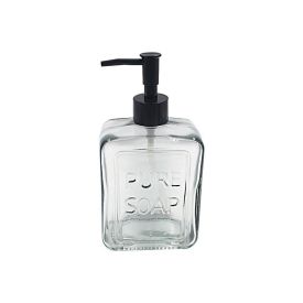 Porta Sabonete Líquido Quadrado Havan Casa 570 Ml - Cinza