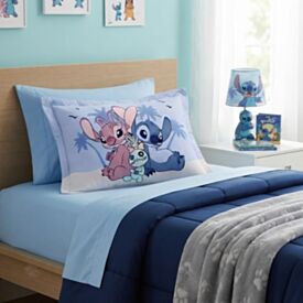 Porta Travesseiro Infantil Estampado Disney Hedrons - Stitch Tropical