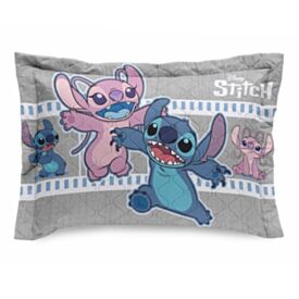 Porta Travesseiro Infantil Estampado Disney Hedrons - Stitch Fotos