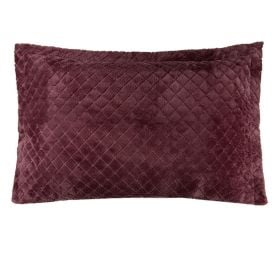 Porta Travesseiro Plush Provence Havan Casa - Ameixa 2021