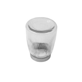 Pote Canelado Com Tampa De Metal Havan Casa 1,3 Litros - Transparente