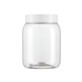 Pote com Tampa 1000Ml Bandeirante - Transparente