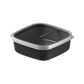 Pote Retangular Mix Color Tramontina 1,1 Litros - Preto