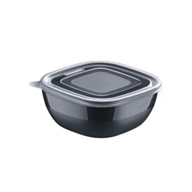 Pote Quadrado Mix Color Tramontina 600Ml - Preto