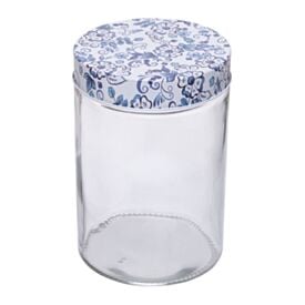 Pote de Vidro Celeste 1,2L Wolff
