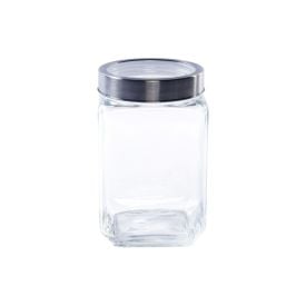 Pote De Vidro Com Tampa Gastro Lyor 1,7L - Prata