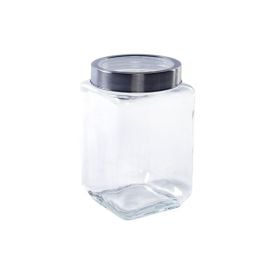 Pote De Vidro Com Tampa Gastro Lyor 1,7L - Prata