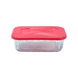 Pote De Vidro Retangular Com Tampa Oceani 1 Litro Vitazza - Sortido
