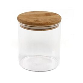 Pote Hermético com Tampa em Bambu Havan Casa 800Ml - Transparente