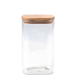 Pote Hermético Quadrado com Tampa Havan Casa 1,35 Litros - Bambu
