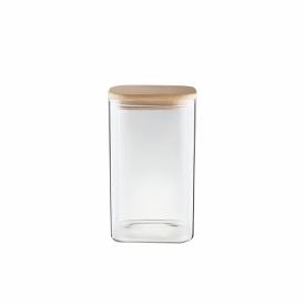 Pote Hermético Quadrado De Vidro Liege Hauskraft 500Ml