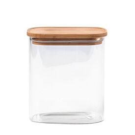 Pote Hermético Retangular com Tampa Havan Casa 1,04 Litros - Bambu