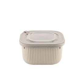 Pote Quadrado Camerata Havan Casa 1,1 Litro - Bege