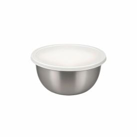 Pote Redondo Com Tampa Havan Casa 1 Litro - Aço Inox