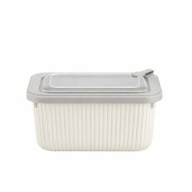 Pote Retangular Camerata Havan Casa 1,05 Litro - Bege