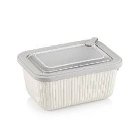 Pote Retangular Camerata Havan Casa 1,05 Litro - Bege
